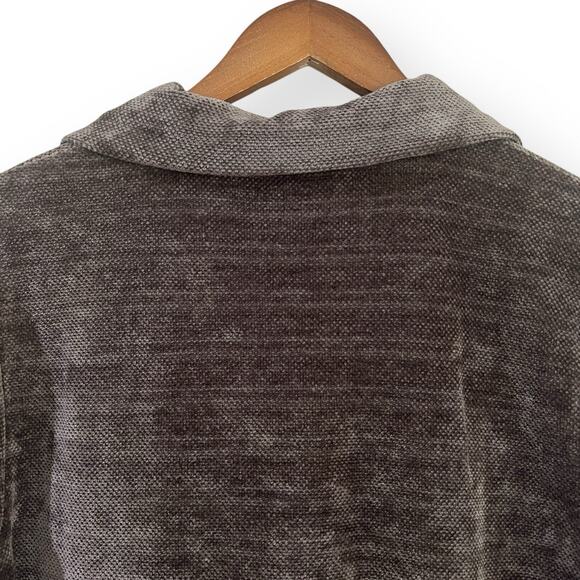Soft Surroundings St. Germain Chenille Pullover Tunic Womens Medium Brown Taupe - Picture 7 of 8
